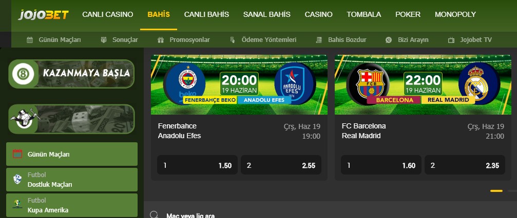 Jojobet Yeni Adresi turkiye
