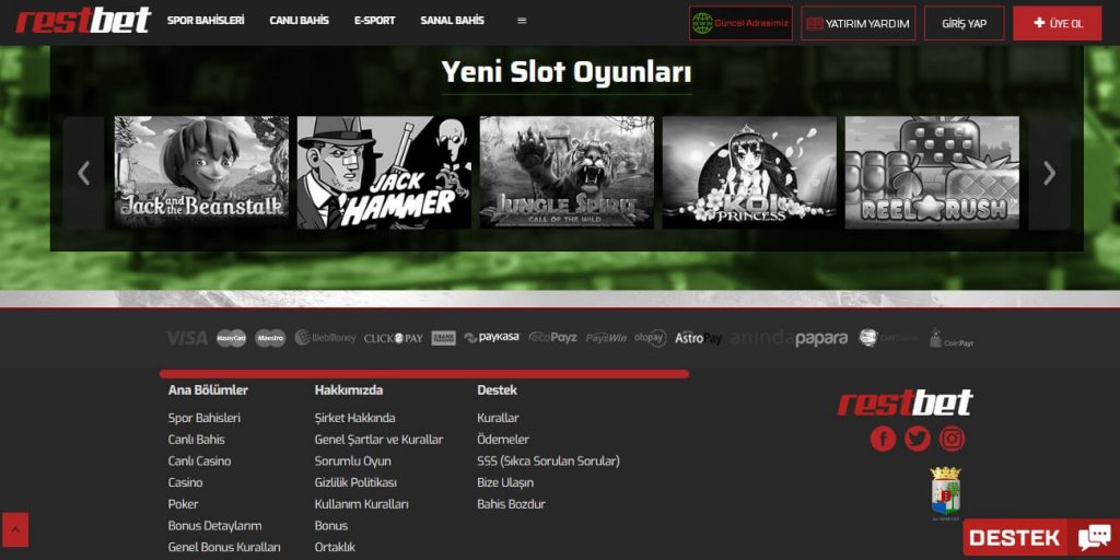 Restbet Canli bahis turk