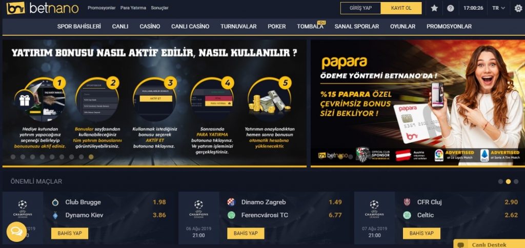 Betnano Apk turk