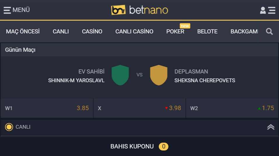 Betnano Bahis turk