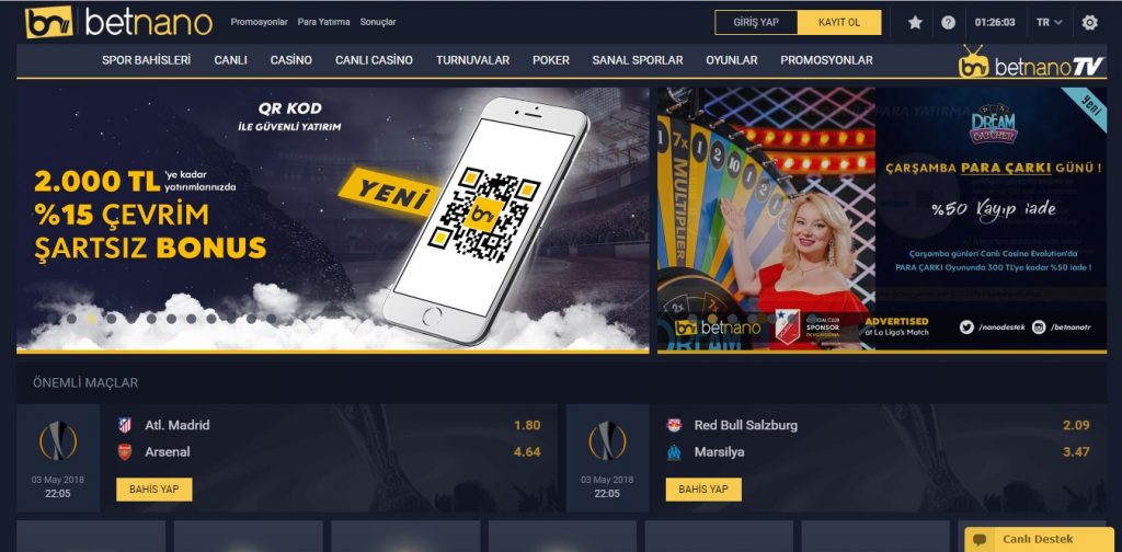Betnano Tv turkiye