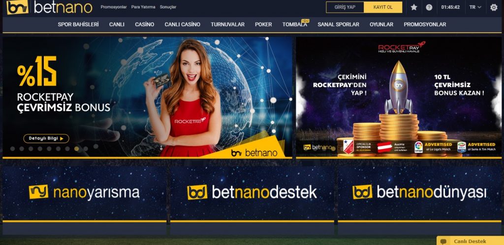 Betnano Canlı Bahis