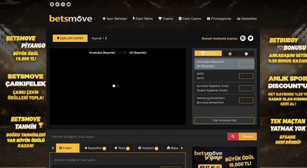 Betsmove Tv turkiye