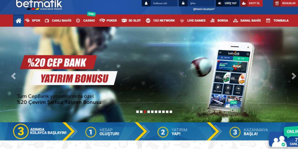 Betmatik Canlı Bahis turk