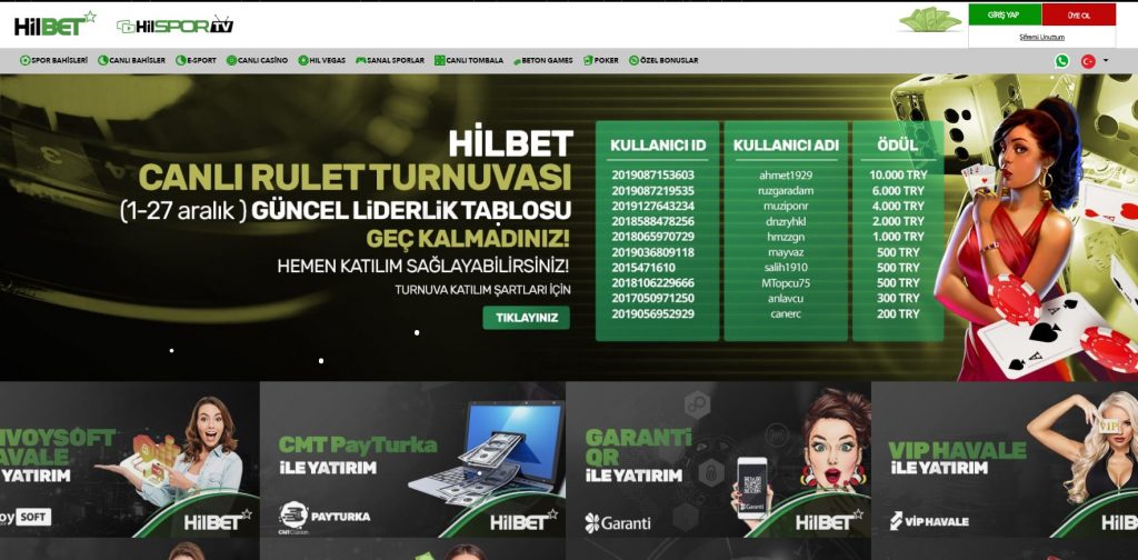 Hilbet Güncel adresi turkiye