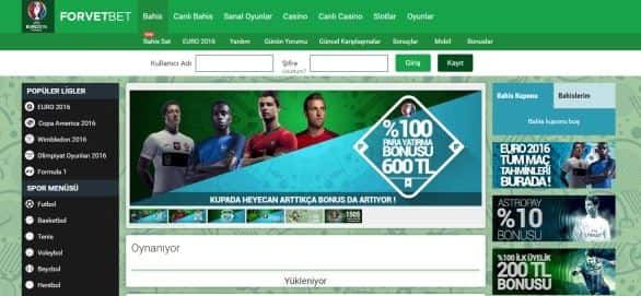 Forvetbet Canlı Bahis