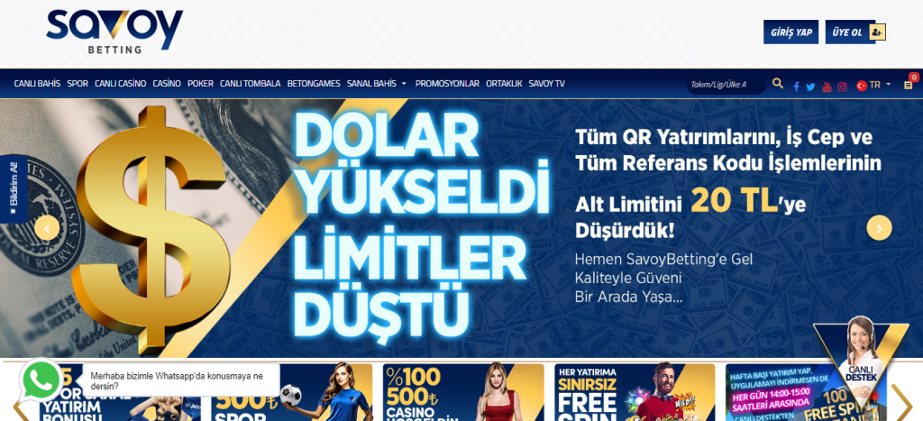 Savoybetting Kayıt turk